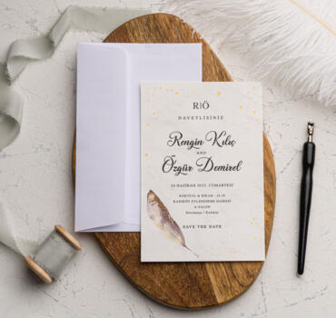 Invitatie de nunta eleganta 9204