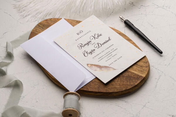 Invitatie de nunta eleganta 9204 - imagine 2