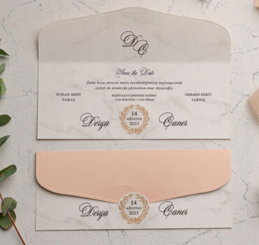 Invitatie de nunta eleganta 9224