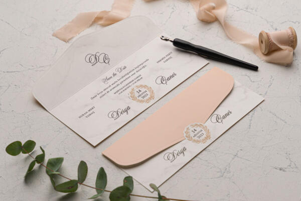 Invitatie de nunta eleganta 9224 - imagine 2