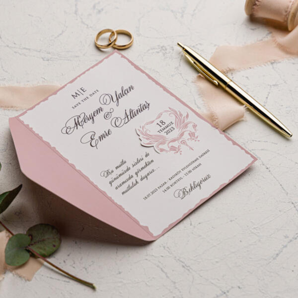 Invitatie de nunta eleganta 9225