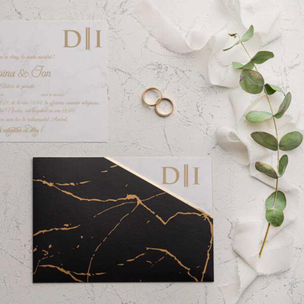 Invitatie de nunta eleganta 9228