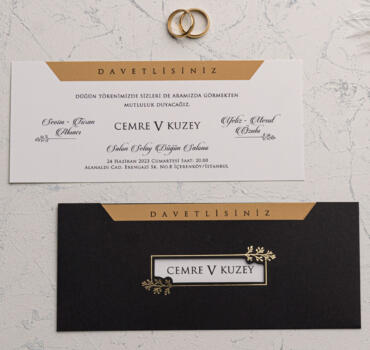Invitatie de nunta eleganta 9235