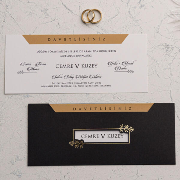 Invitatie de nunta eleganta 9235