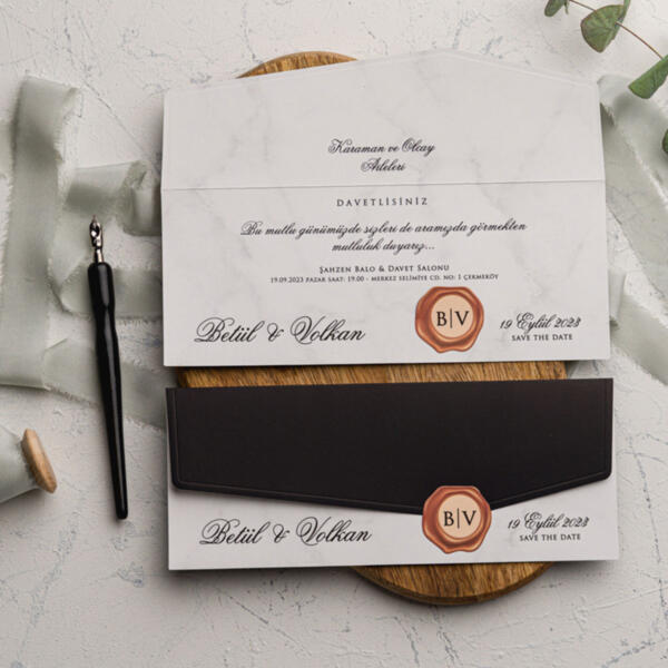 Invitatie de nunta eleganta 9241