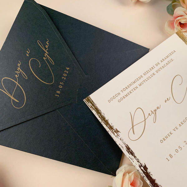 Invitatie de nunta eleganta 96945 - imagine 4