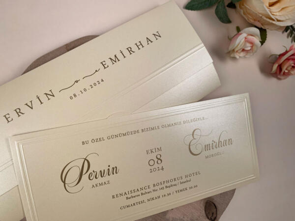 Invitatie de nunta eleganta 96958 - imagine 2