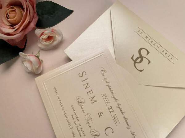 Invitatie de nunta eleganta 96960 - imagine 2