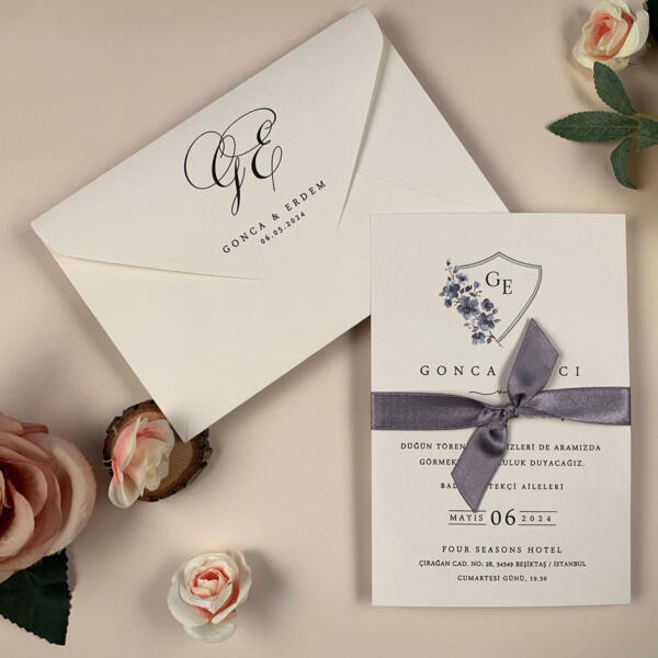 Invitatie de nunta floral 96959