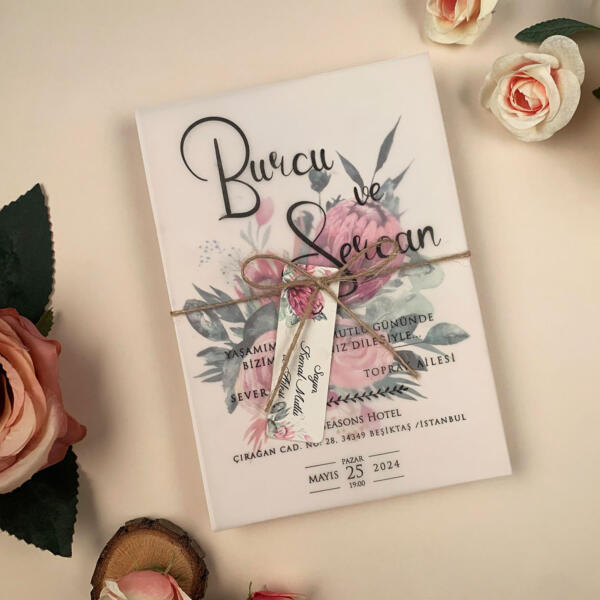 Invitatie de nunta floral 85842