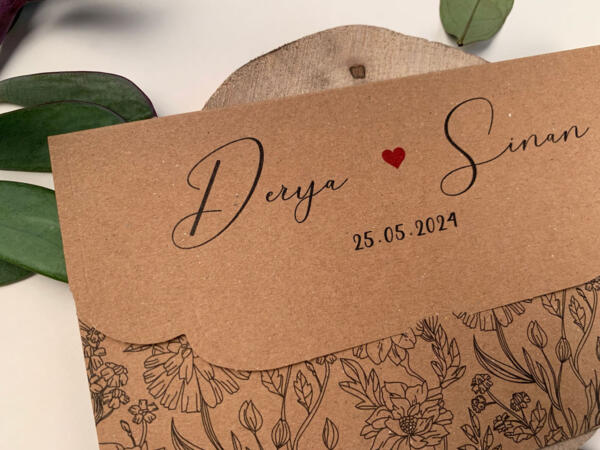 Invitatie de nunta rustica 85852 - imagine 2