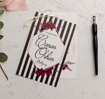 Invitatie de nunta eleganta 9185