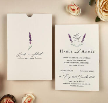 Invitatie de nunta florala 96948