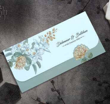 Invitatie de nunta florala 9025