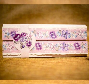 Invitatie de nunta florala 9089