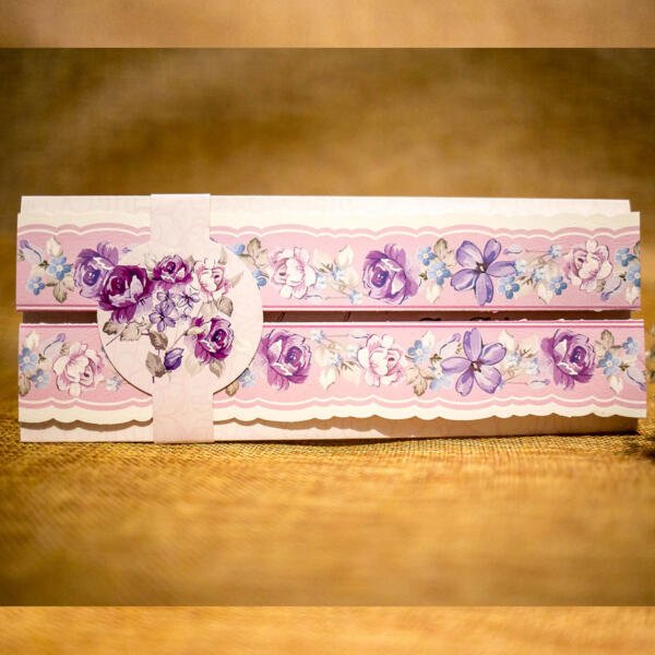 Invitatie de nunta florala 9089