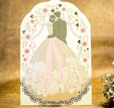 Invitatie de nunta mire-mireasa 5024