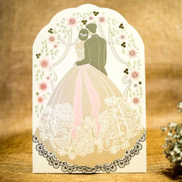Invitatie de nunta mire-mireasa 5024