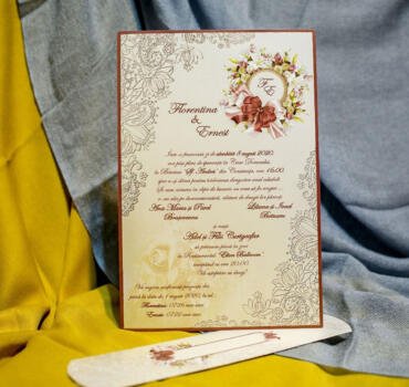 Invitatie de nunta pergament 3221