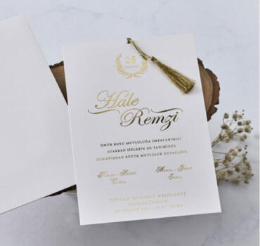 Invitatie de nunta vintage 1142