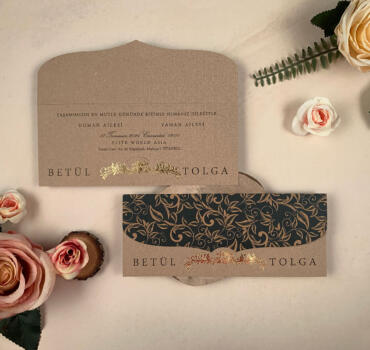 Invitatie de nunta floral 85869