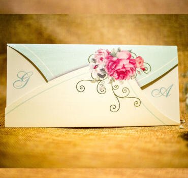 Invitatie de nunta vintage florala 2025