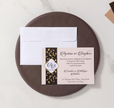 Invitatie de nunta clasica 10672
