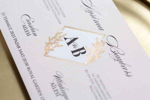Invitatie de nunta clasica cu sigiliu 10586 - imagine 3