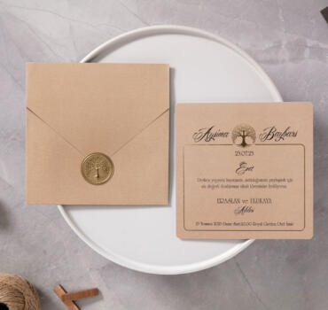 Invitatie de nunta cu pomul vietii 10591