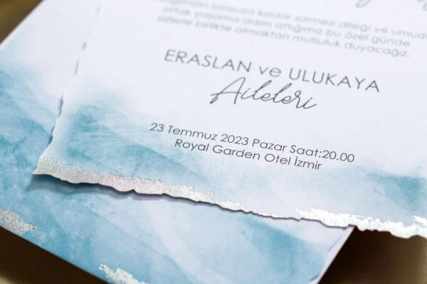 Invitatie de nunta cu tema marina 10593 - imagine 2