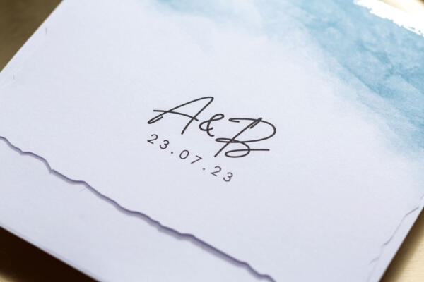 Invitatie de nunta cu tema marina 10593 - imagine 3