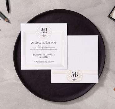 Invitatie de nunta eleganta 10608