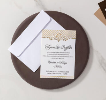 Invitatie de nunta eleganta 10406