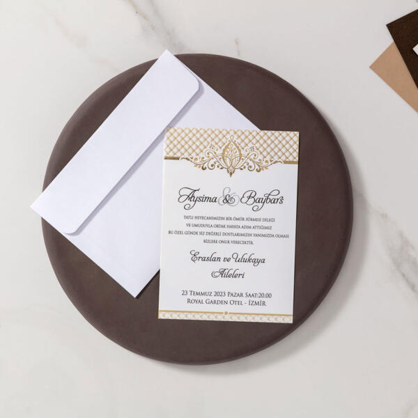 Invitatie de nunta eleganta 10406