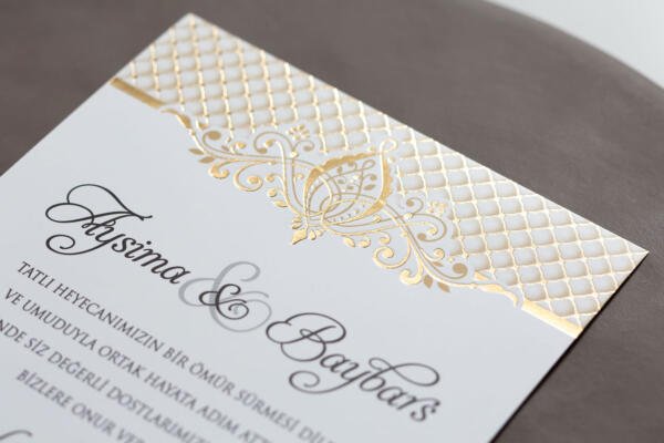 Invitatie de nunta eleganta 10406 - imagine 2