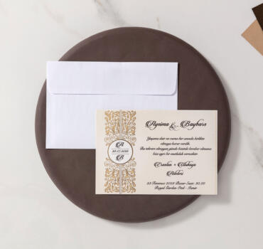 Invitatie de nunta eleganta 10407