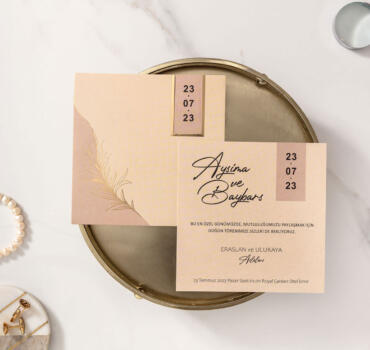 Invitatie de nunta eleganta 10587