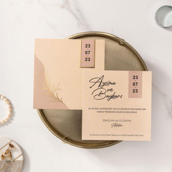 Invitatie de nunta eleganta 10587