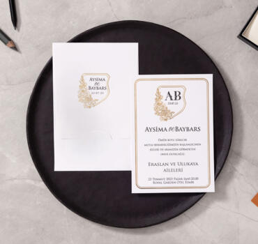 Invitatie de nunta eleganta 10604