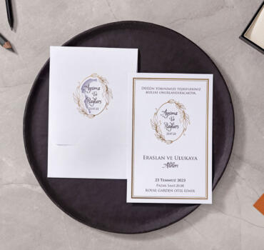 Invitatie de nunta eleganta 10609