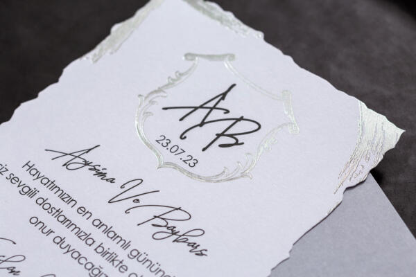 Invitatie de nunta eleganta 10614 - imagine 2