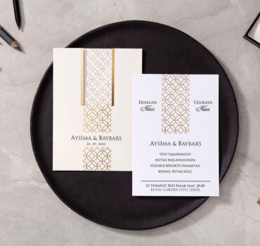 Invitatie de nunta eleganta 10621