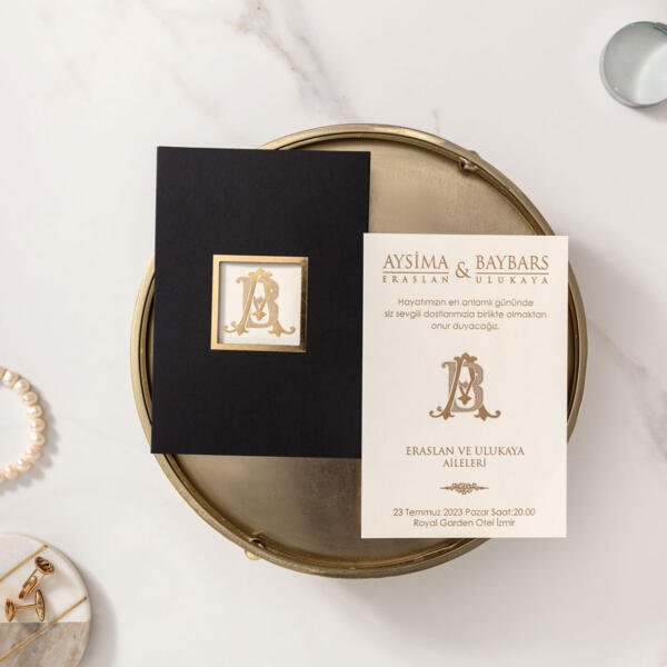 Invitatie de nunta eleganta 10626