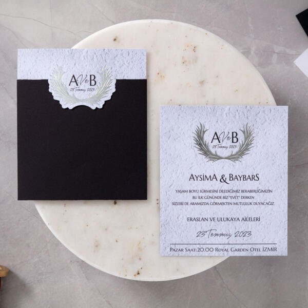 Invitatie de nunta eleganta 10630 - imagine 3