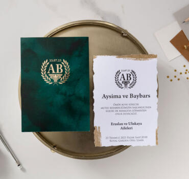 Invitatie de nunta eleganta 10643