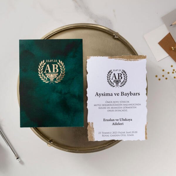 Invitatie de nunta eleganta 10643