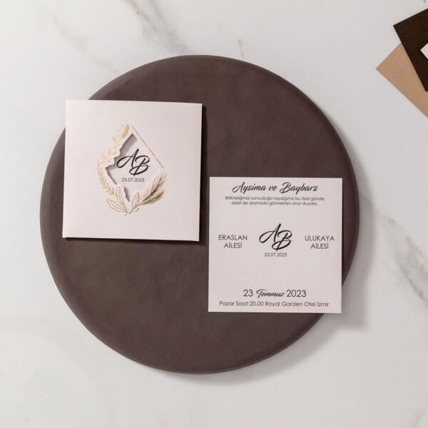 Invitatie de nunta eleganta 10653