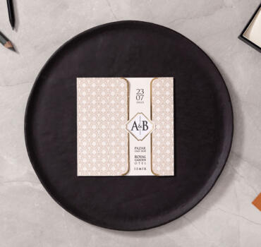 Invitatie de nunta eleganta 10655