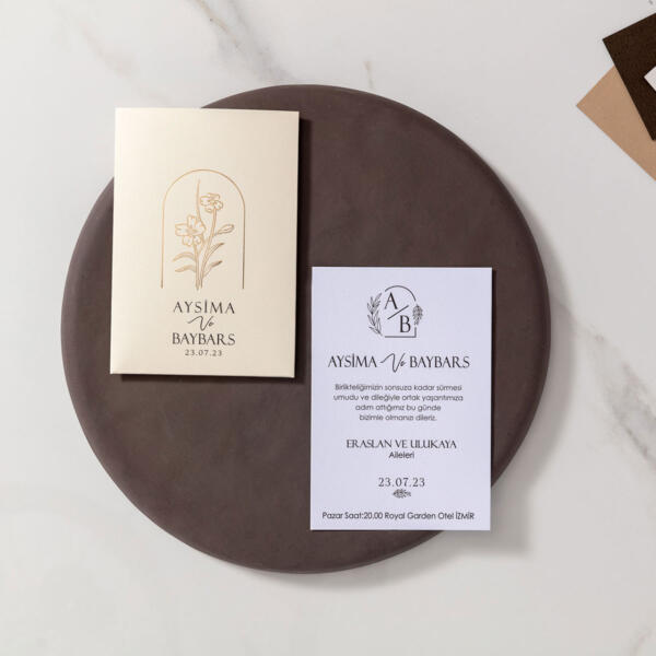 Invitatie de nunta eleganta 10660