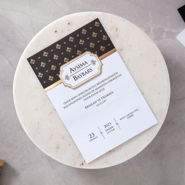 Invitatie de nunta eleganta 10661 - imagine 2